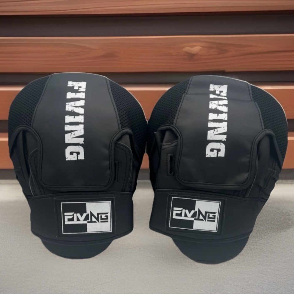 Boxing Pads, Leather Focus Mitts Martial Art, Boxing Training,Curved Punch Mitts